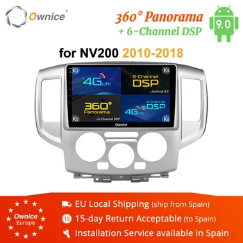 

Ownice K1 K2 K3 K5 K6 2DIN Android 9.0 8 Core 360 Panorama DSP 4G LTE Car Radio GPS Navi for Nissan NV200 2010 2011 2012 - 2018
