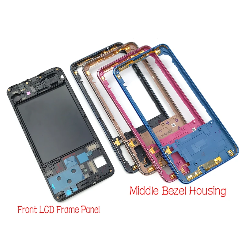 

1Pcs Middle Bezel Frame Cover Front Housing LCD Panel For Samsung A70 A705F Replacement Parts