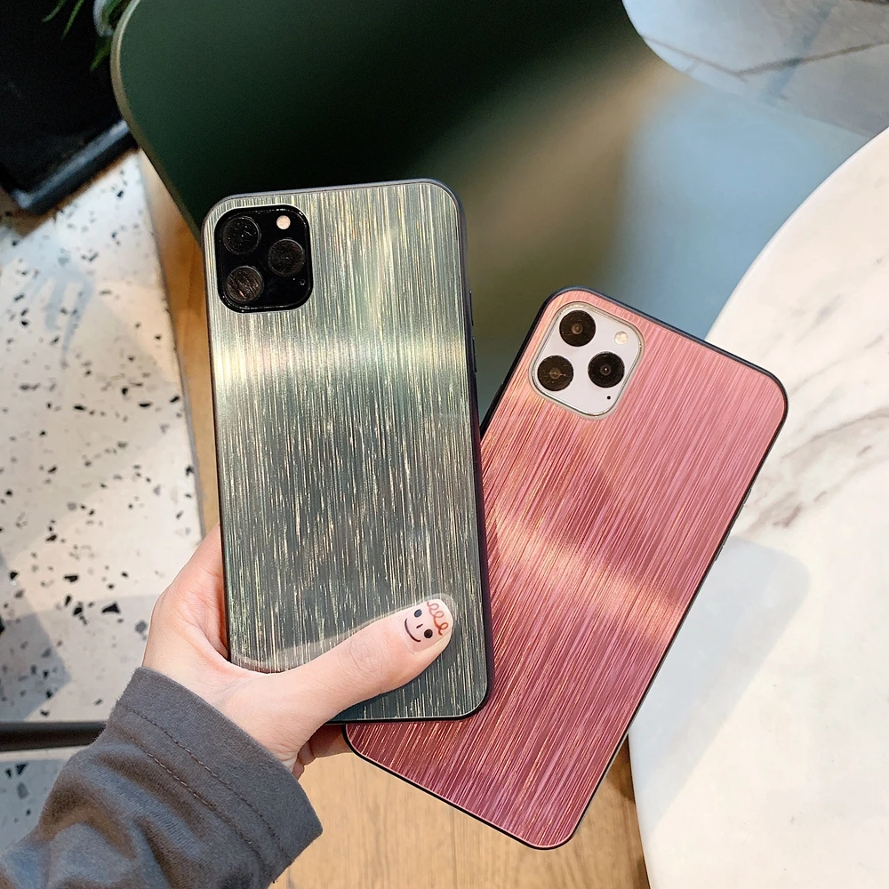 Уникальный Модный чехол для iPhone 11 s Блестящий Матовый роскошный дизайн 7 8 6 Plus Xs Max