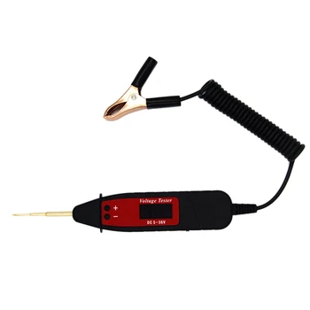 

Universal 5-36V Car Digital Lcd Voltage Test Pen Professional Car Tester Pencil Detector With Led Light Car Diagnostic Tool
