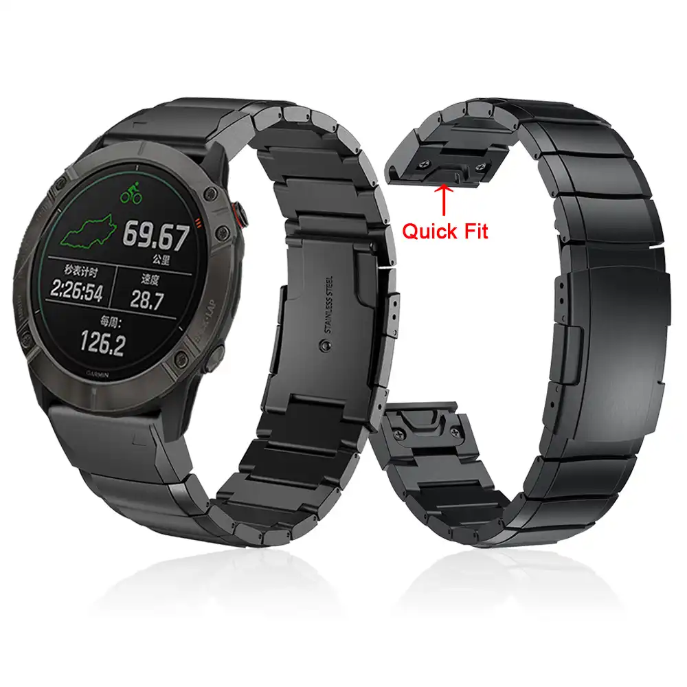 garmin fenix 5x metal strap