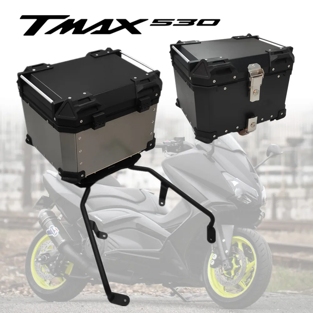 US $236.88 36L 45L 55L 65L Motorcycle Top Trunk High Quality for Yamaha TMAX530 20122016 Aluminum Alloy Box Tail Rear Luggage Case MOTO