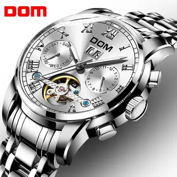 

Mechanical Watches Sport DOM Watch Men Waterproof Clock Mens Brand Luxury Fashion Wristwatch Relogio Masculino M-75D-7M