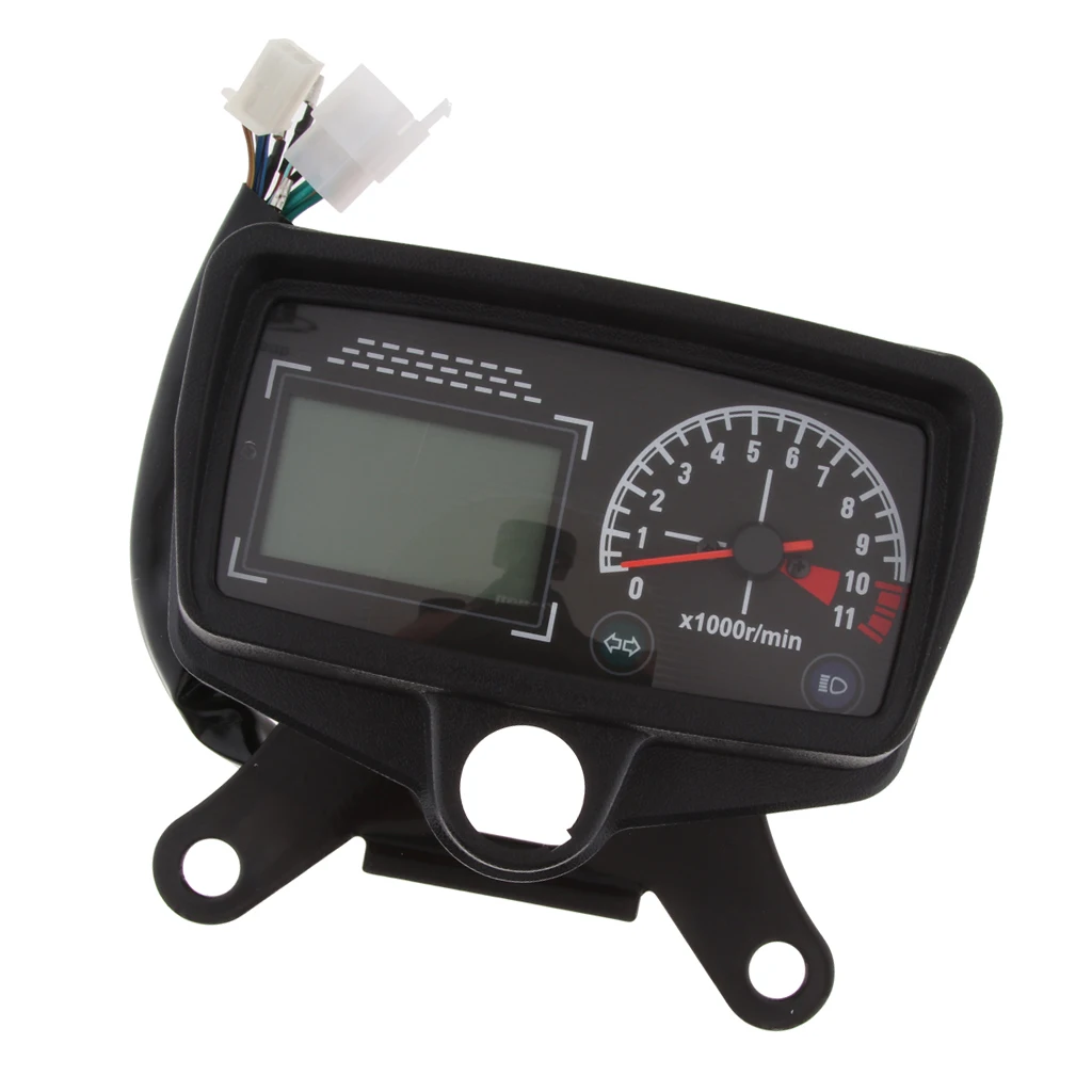

LCD Digital Speedometer Tachometer Odometer Gauge for HONDA CG125 - 150