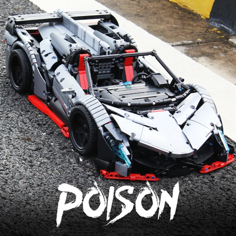 Конструктор Lepinblocks 20091 RC Technic Car The Veneno Lamborghimis Roadster power function, строительные блоки, кирпичи, детские игрушки, MOC 10559