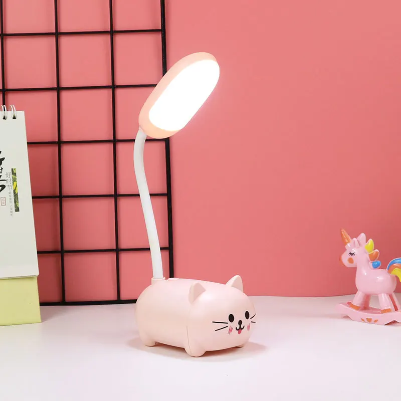 LED Desk Lamp USB Charging Bedside Table Lamp Living Room Badroom Decor Cute Bear Gifts for Children