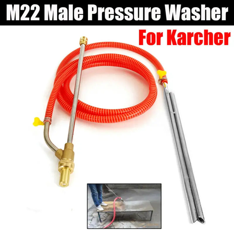 

Multi-functional Sandblasting Lance Sand Wet Kit M22 Male Pressure Washer For Karcher Series Sand Blasting Tube 3m