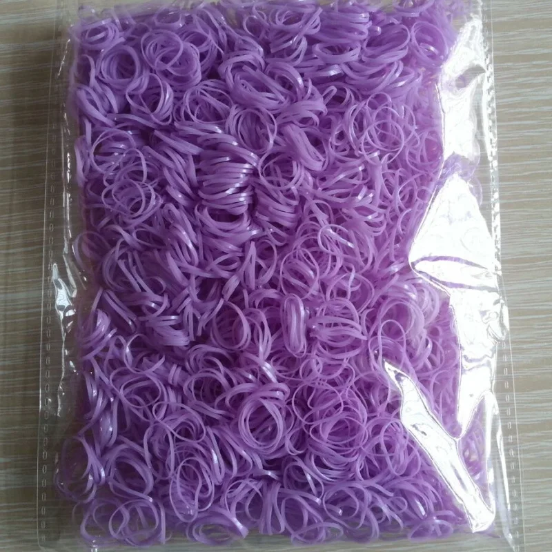 About 3000pcs/pack Candy Color Disposable Mini Elastic Rubber Bands for Girl Silicone Gum Kid Children Hair Accessories scrunchy