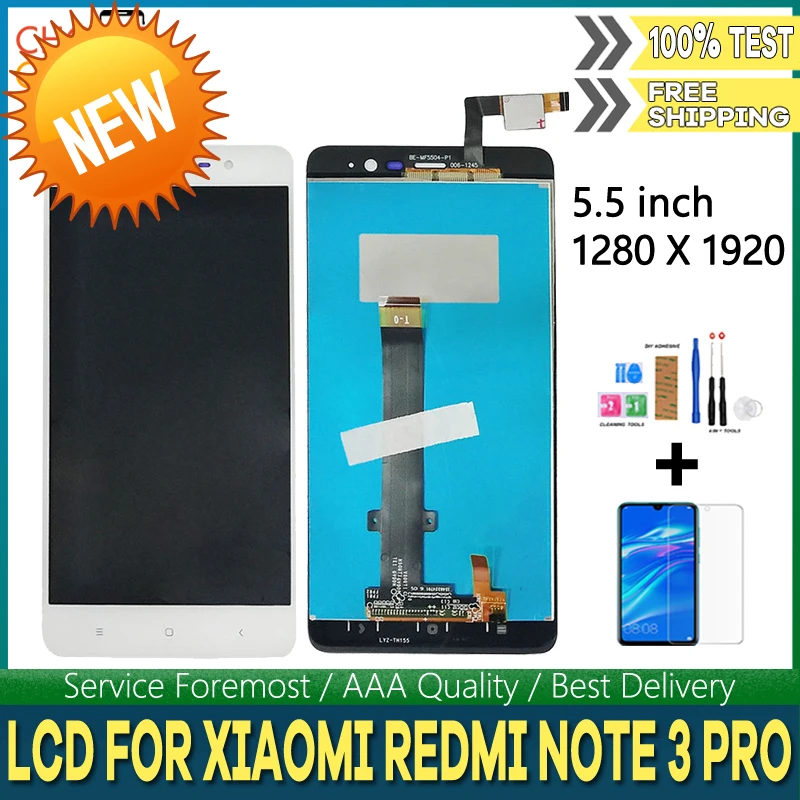 5.5&quot AAA Quality LCD For Xiaomi Redmi Note 3 Pro Display Touch Screen Digitizer Assembly Replace | Мобильные телефоны и