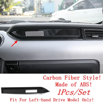 

Lapetus The Co-pilot Central Control Panel Cover Trim ABS Carbon Fiber Style Fit For Ford Mustang 2015 2016 2017