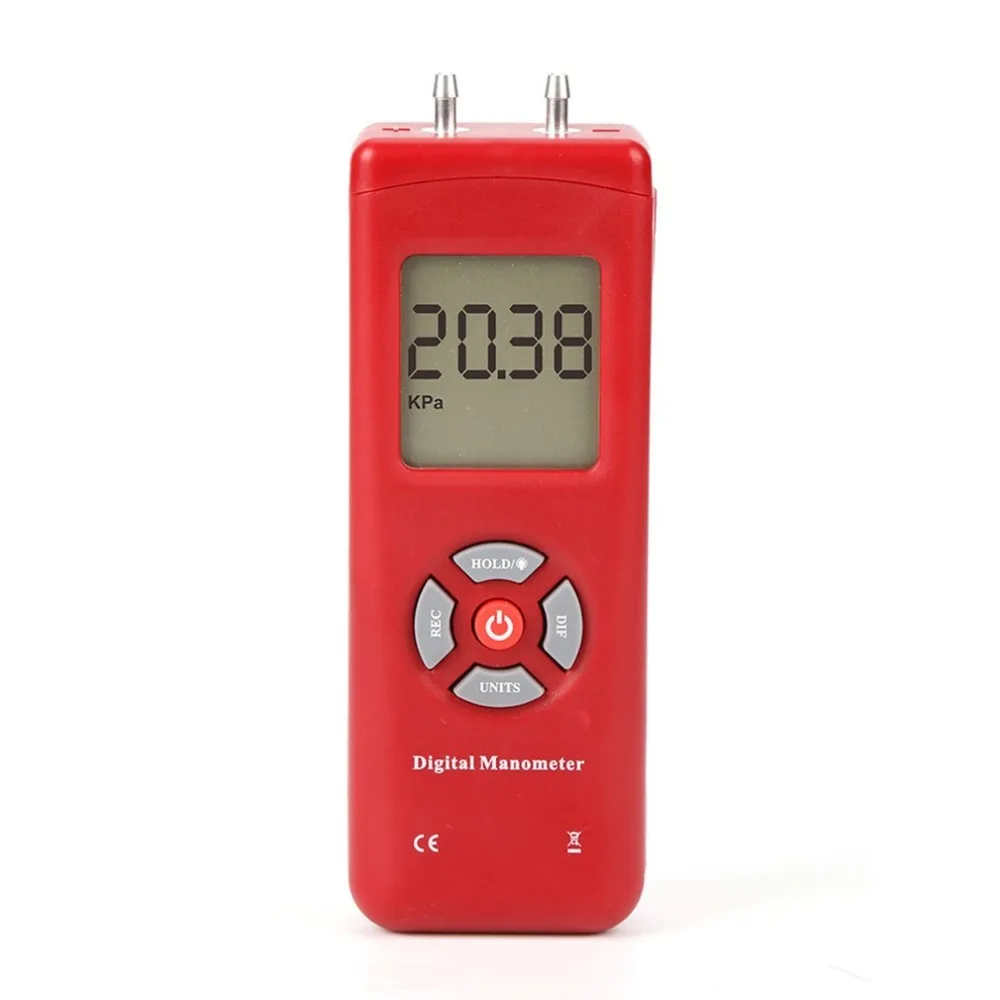 New Arrive TL-100 Digital Manometer Air Pressure Meter Handheld Pressure Gauges Handheld U-type Differential Pressure Meter