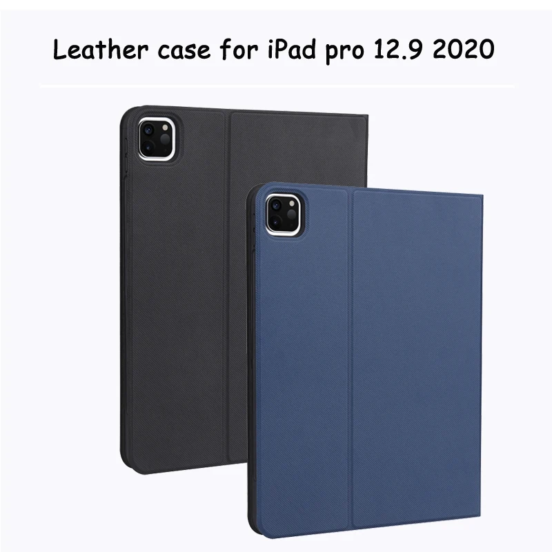 Leather Case For iPad pro 12.9 inch 2020 Smart Wake Sleep Cover For
