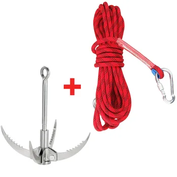 

Professional Grappling Hook Outdoor Tool Outdoor Climbing Rope Static Rock Climbing Rope Escape Rope Rescue Rope Camping