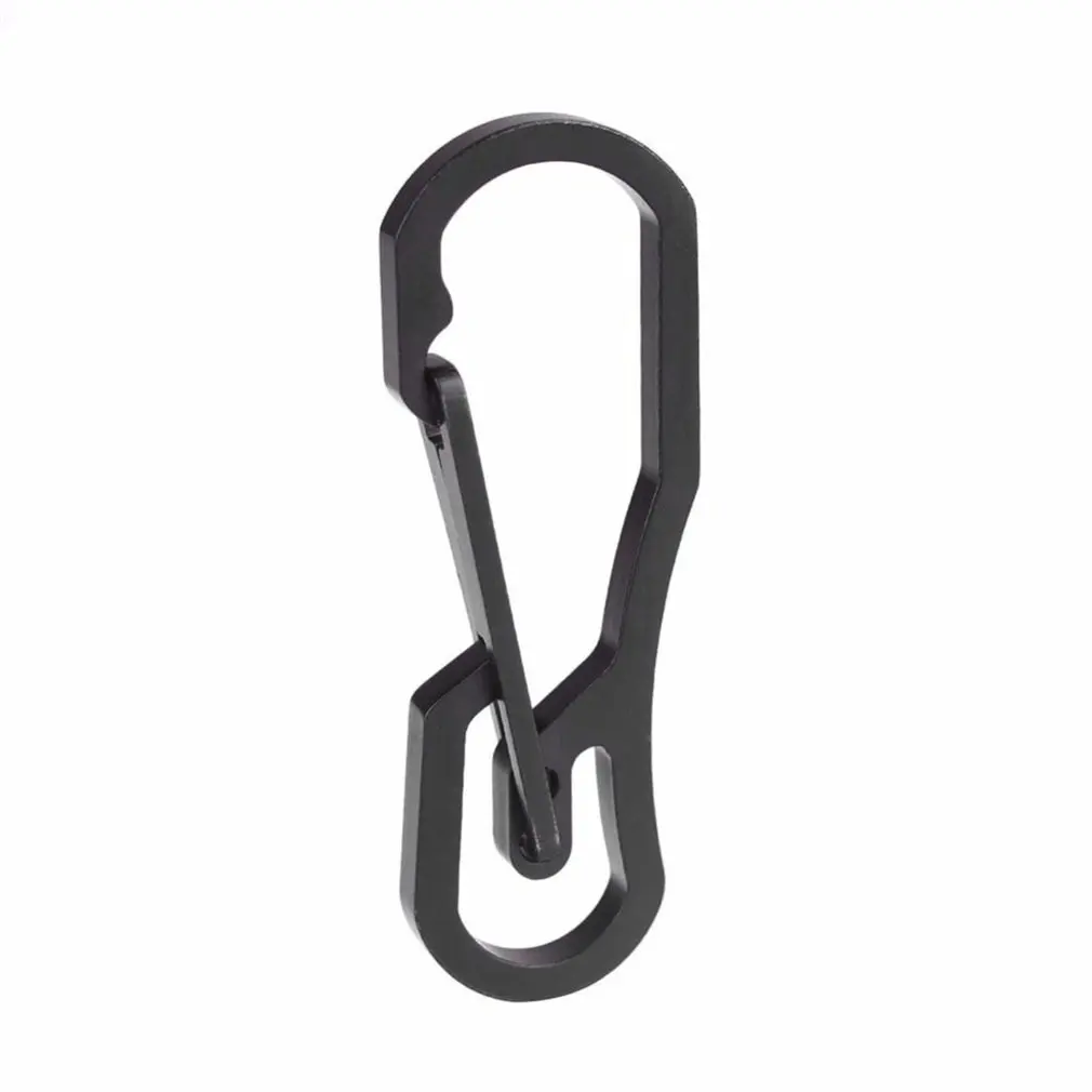 

Outdoor Multifunctional Wire-cut Climbing Carabiner EDC Key Ring Mini Chain Locking Climbing Hiking Accessory Tool