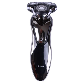 

Surker Sk-320 Two Color Washable Rotary Shaver 3 Head Rechargeable Electric Shaver For Men Beard Travel Electric Razor Man Facia