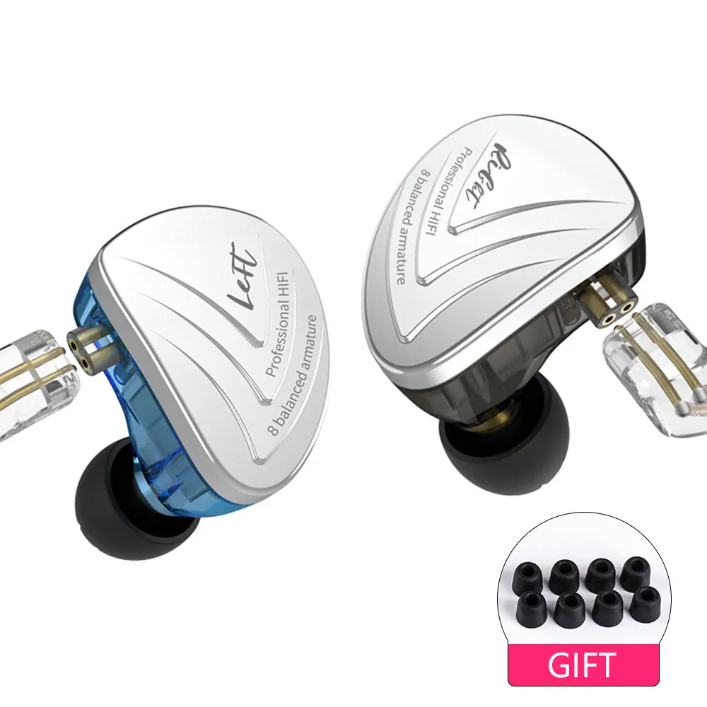 AK KZ AS16 in Ear Earphone 8BA Driver Units