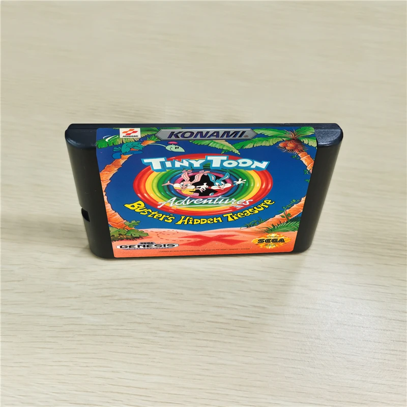 Tiny Toon Adventures - 16 bit MD Games Cartridge For MegaDrive Genesis console | Электроника