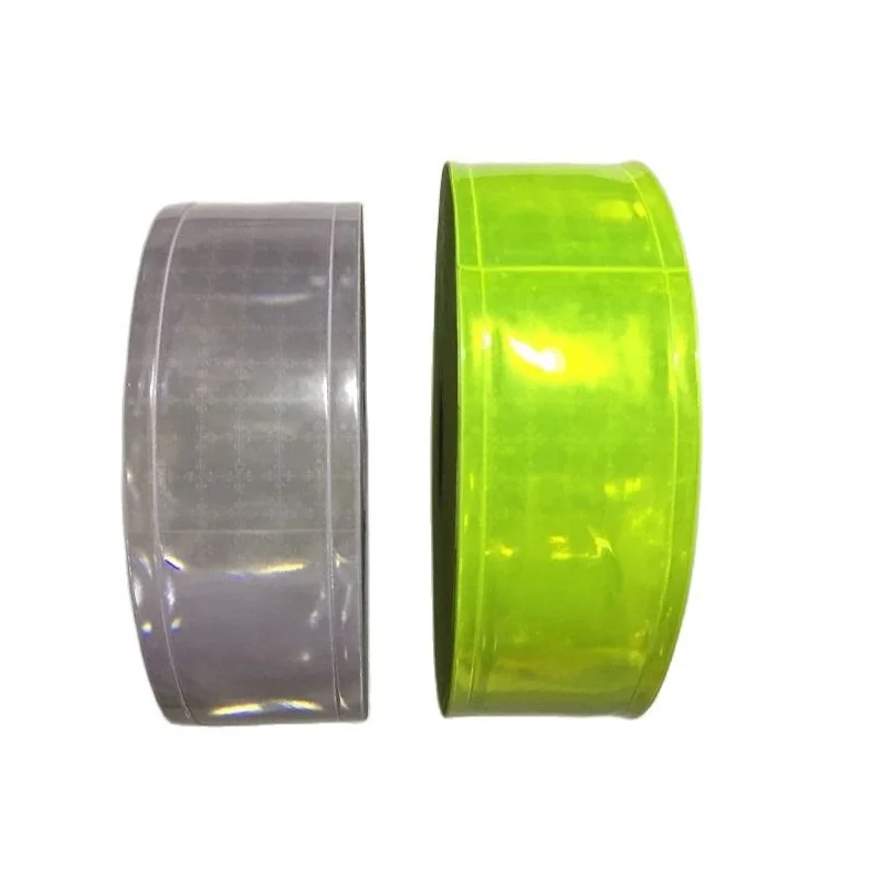 5cm*5M Micro Prism Reflective Lattice Strip Warning Clothing PVC Tape Garment Auxiliary Materials