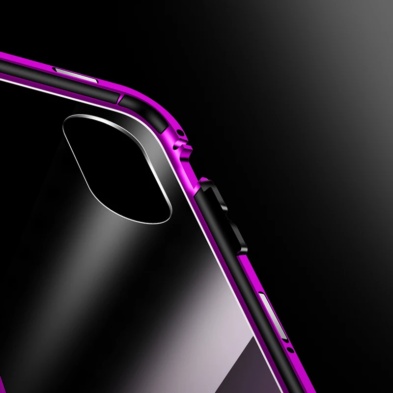 Полный корпус 360 Защитный Магнитный чехол для iPhone 11 Pro 11Pro ProMax Max XS Max XR X 7 8 Plus iPhone7 iPhone8 чехол стекло чехлы