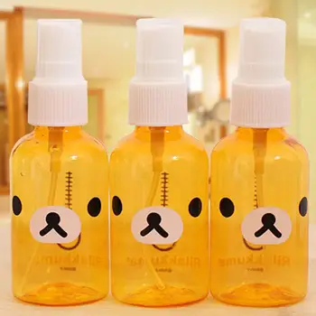

1 PCS 30ml 100ml Travel Plastic Empty Spray Refillable Bottles Cartoon Mini Refillable Container Empty Cosmetic Containers