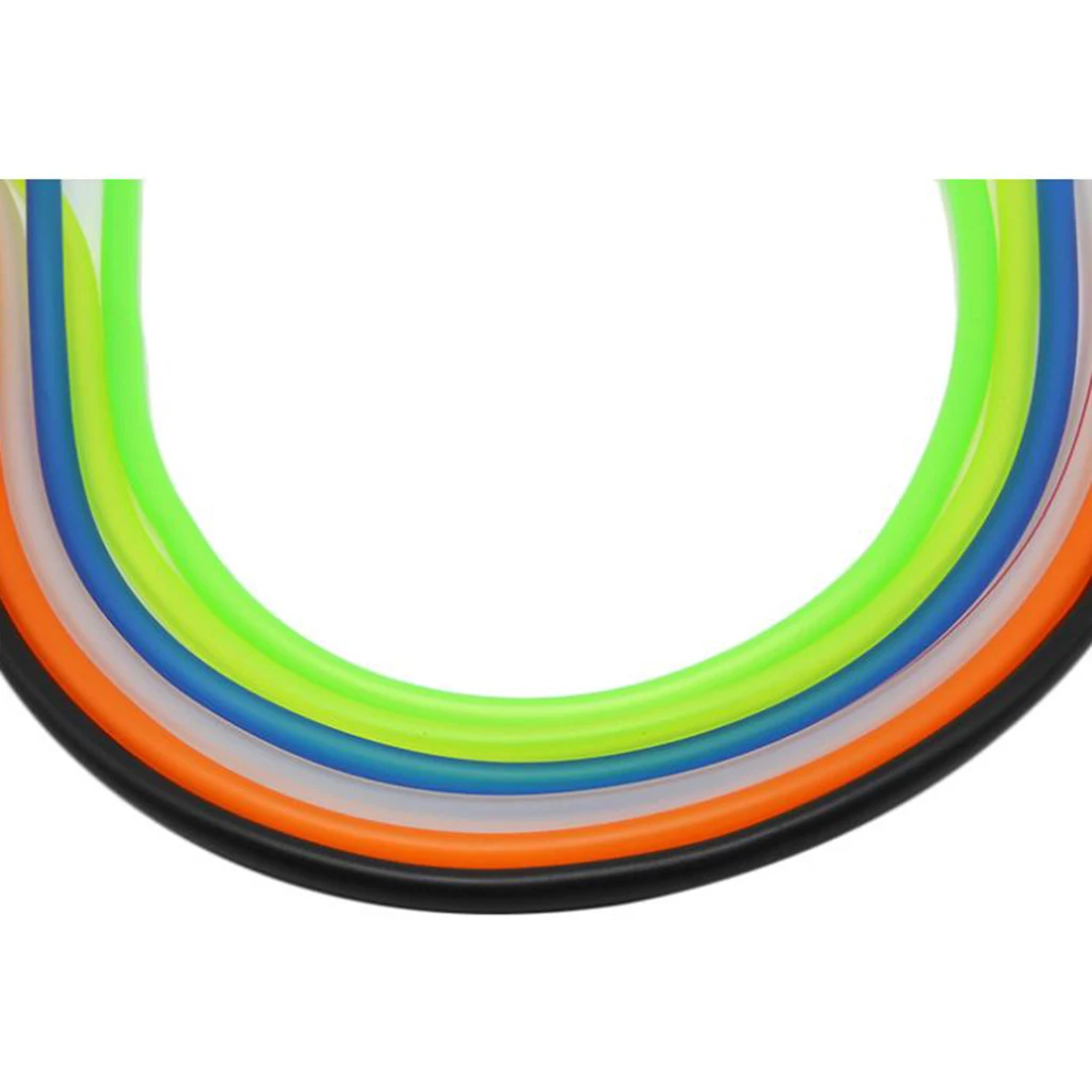 1m Colorful Motorcycle Dirt Bike ATV Gas Oil Hose Fuel Line Petrol Tube Pipe (5mm x 7mm) Rubber