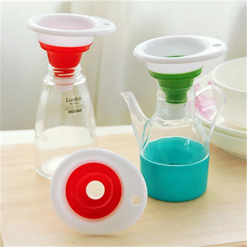 Protable-Mini-Silicone-Foldable-Funnels-Collapsible-Style-Funnel-Hopper-Kitchen-Cozinha-Cooking-Tools-Accessories-Gadgets-1 (2)