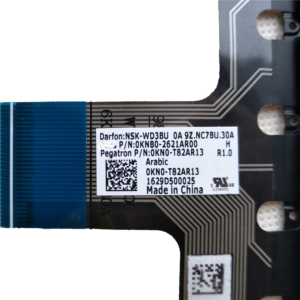Клавиатура для ноутбука OVY AR для ASUS T300CHI T300 с подсветкой P/N: 0KNB0-2621AR00 0KN0-T82AR13