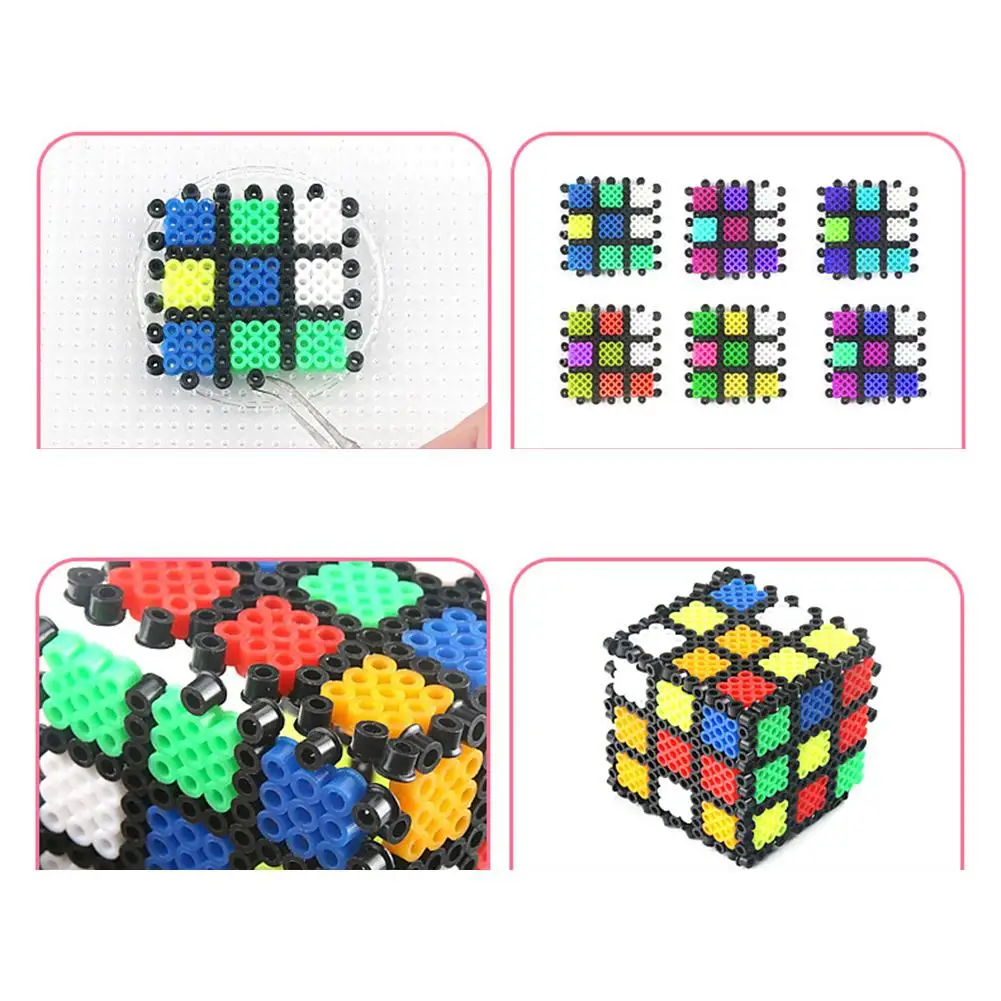 Kuulee головоломки бусины Дети DIY предохранитель бусины наборы Красочные головоломки игрушки как Подарки Высокое качество Детские интересные игрушки