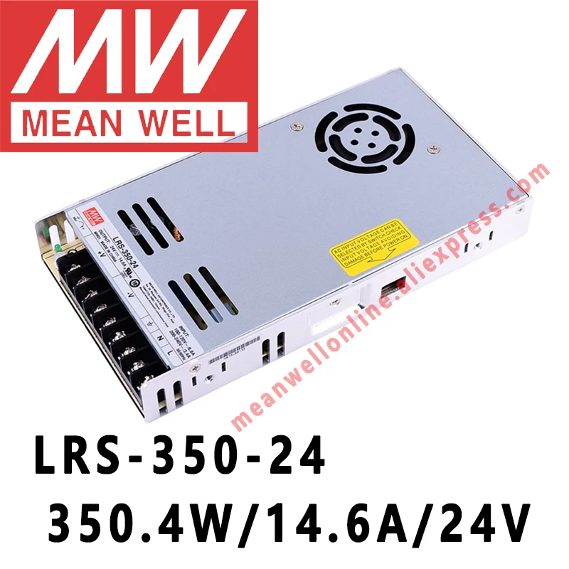 Mean Well LRS-350-24 meanwell 24V/14.6A/350W DC, Интернет-магазин импульсных блоков питания с одним выходом