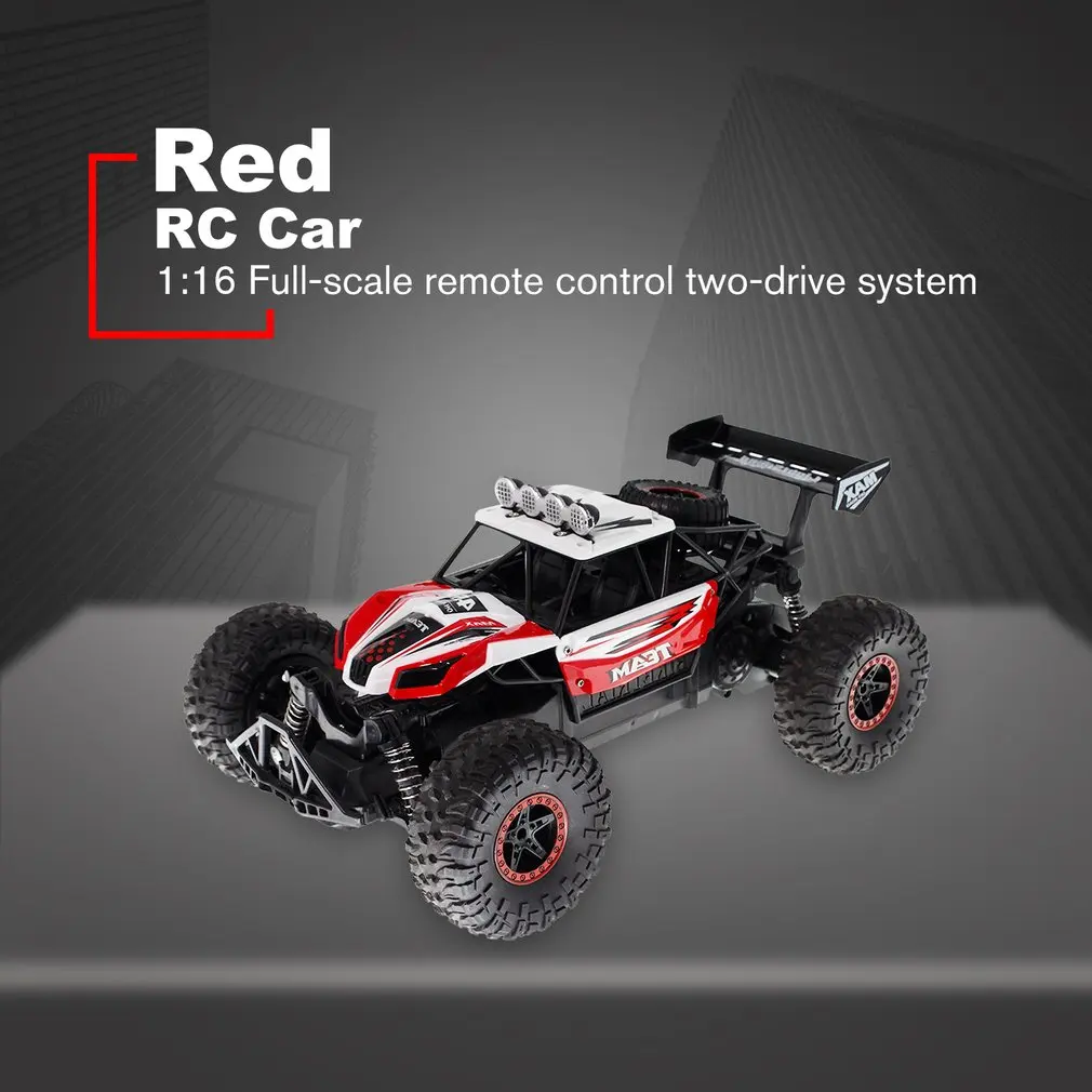 2,4 ГГц 1:16 РАДИОУПРАВЛЯЕМАЯ машина 2WD альпинистский велосипед внедорожный привод большой ножной пульт дистанционного управления машины транспортные средства игрушки для детей