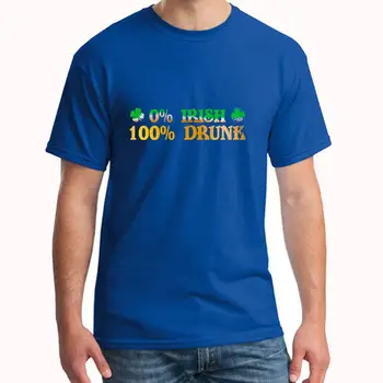 

Fitness 0 irish. 100 drunk. st. patrick's day t-shirts men XXXL 4Xl 5XL short-sleeve hip hop