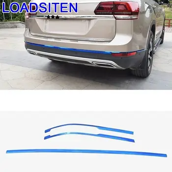 

Decorative Auto Automovil Trunk Rear Bumper Door Exterior Car Styling Protecter Mouldings Parts 18 19 FOR Volkswagen Teramont