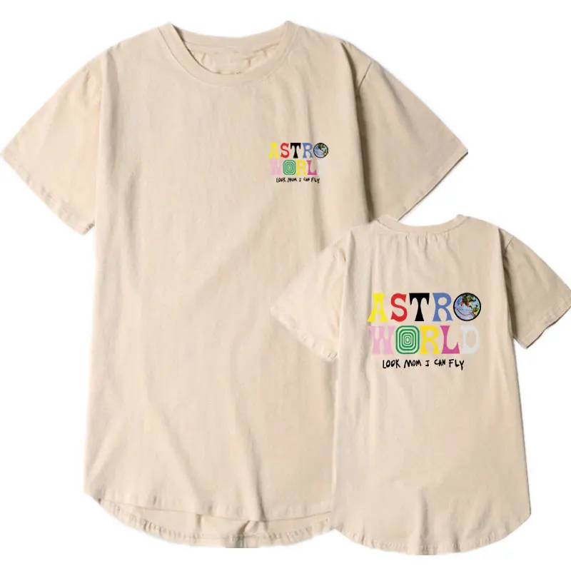 Khaki CT512 Новинка Трэвиса Скотта ASTROWORLD Футболка Мужская хип-хоп Женская Харадзюку футболки с надписью WISH YOU WAS HERE - Цвет: Khaki CT512