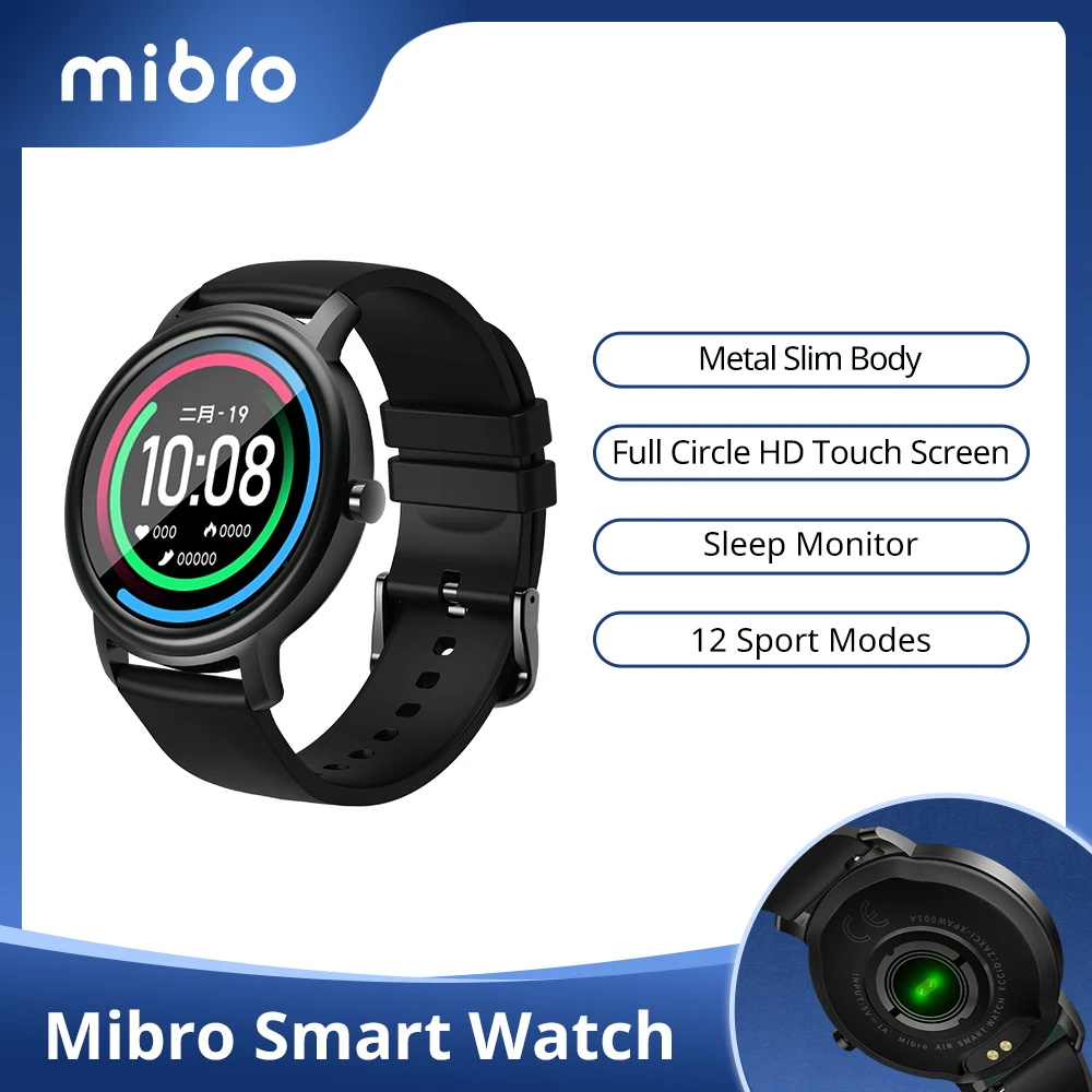 Смарт-часы Mibro Air для спорта Bluetooth 5 0 IP68 Водонепроницаемые с монитором сна