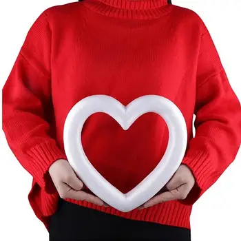 

Heart Modelling Heart Ring Polystyrene Styrofoam Foam Ball Christmas Wedding Party Decoration Supplies Home Decoration DIY Craft