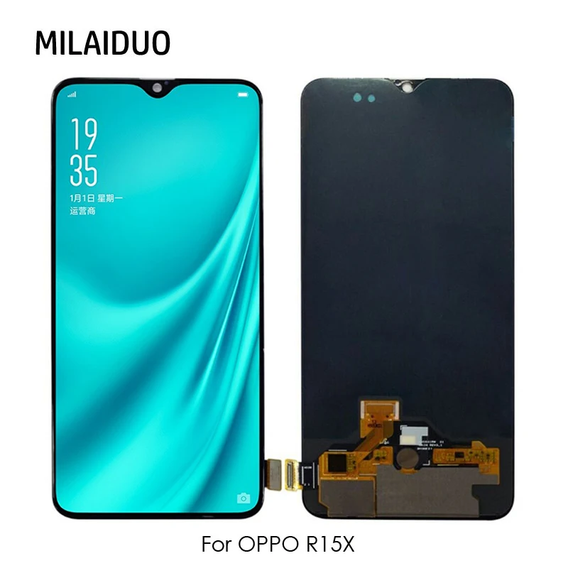 Для Oppo R15x PBCM10 PBCT10 ЖК-дисплей с сенсорным экраном дигитайзер сборка замена без рамки качество AAA 6,4 дюймов