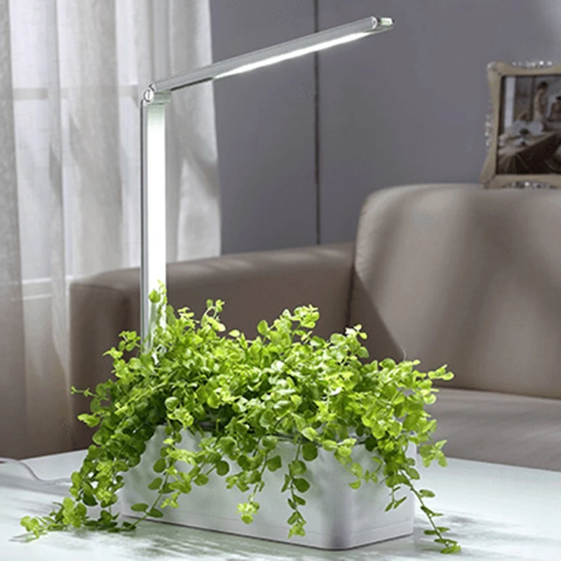 Smart Herb садовый комплект светодиодный свет для выращивания гидропонных растений многофункциональный стол лампа садовые растения цветок гидропоника, шатер для выращивания коробки