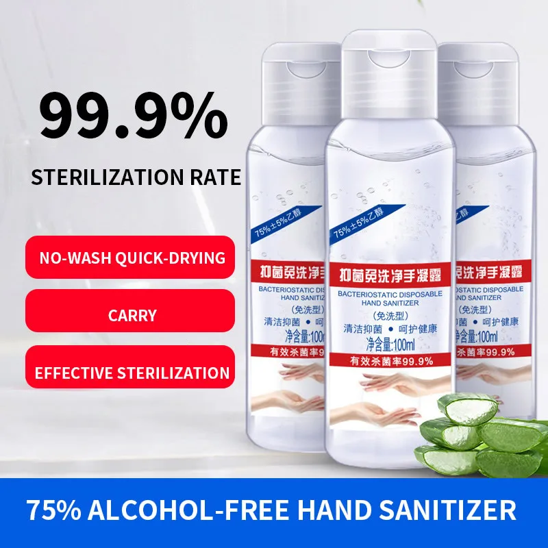 

100ml Moisturizing Hand Sanitizer Portable Suitable For Kid And Adult No Clean Moisturizing Hand Soaps Hot