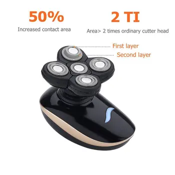 

Five-Head Razor Shaved Head Artifact Self-Scraping Special Reasoning Artifact Self-Cutting Electric Razor Adult