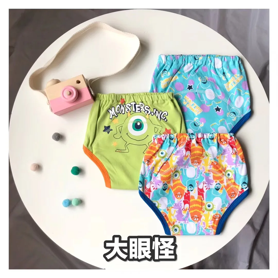 Baby waterproof 3-layer learning pants infant triangular underwear children's training pants
