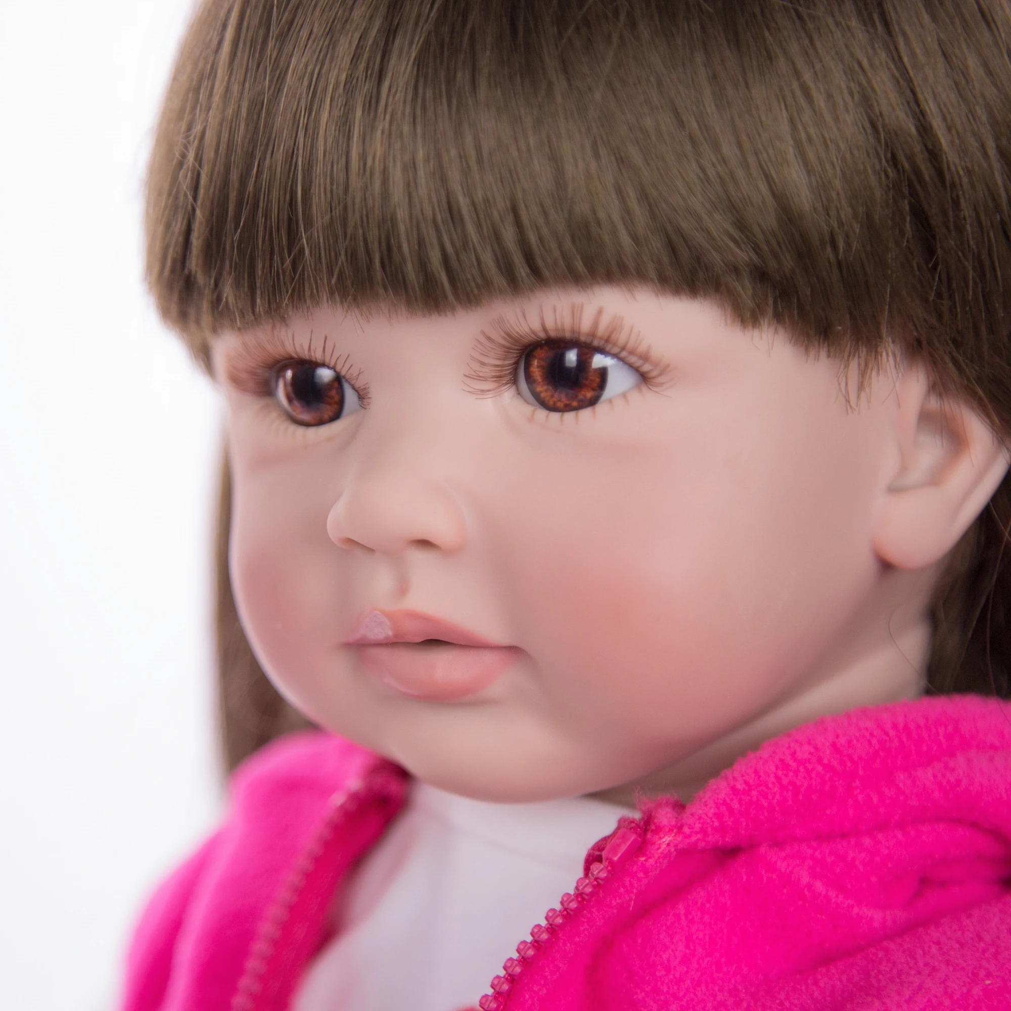 Горячая Распродажа, 24 дюймовые куклы-Реборн, Модные Силиконовые Мягкие реалистичные куклы для девочек, детские куклы, Этнические куклы, подарки на день детей