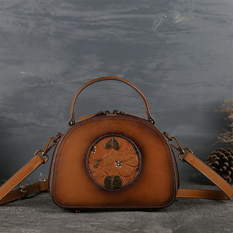 

Norbinus 2019 Original Designer Women Bag Vintage Cowhide Shoulder Handbags Ladies Luxury Genuine Leather Crossbody Hobos Bags