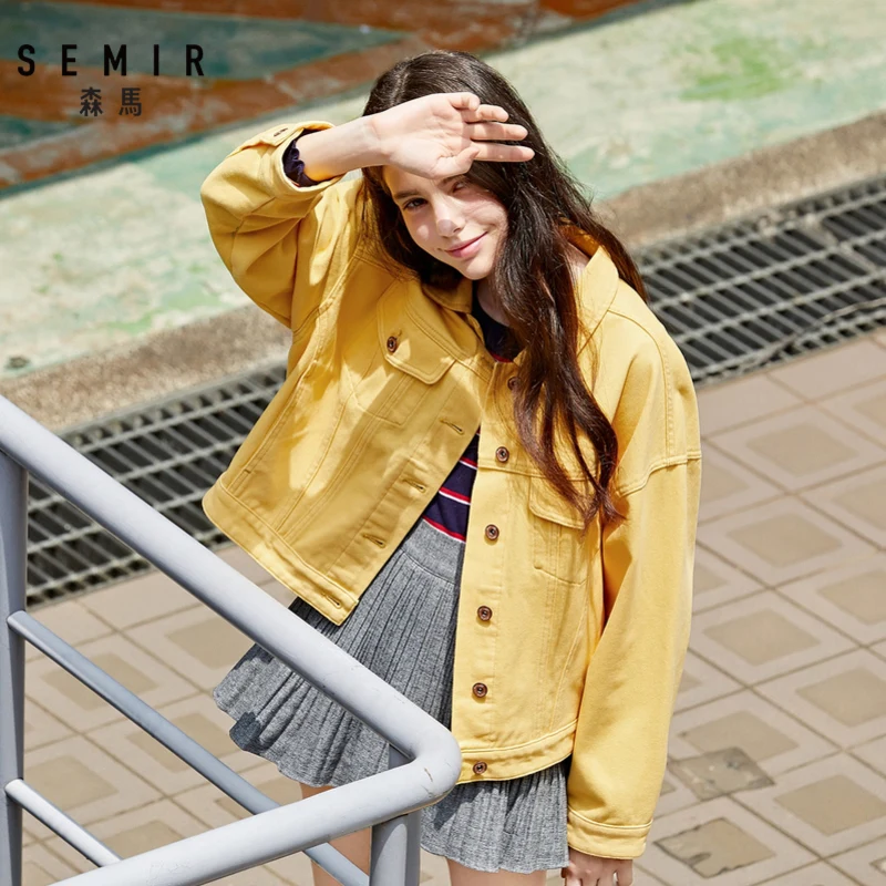 Куртка SEMIR женская с капюшоном верхняя одежда контрастной вышивкой для отдыха