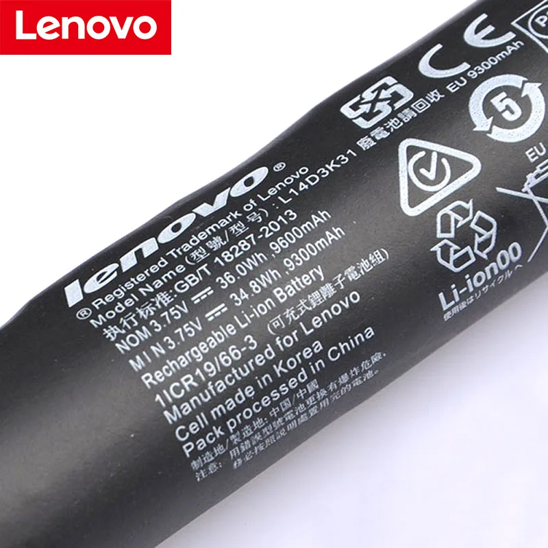 LENOVO NEW Original 9600 mAh L14D3K31 Battery Lenovo 1050L 1050F 2-1050F 2-1051F 2-1050L High Quality Battery + Tracking Number