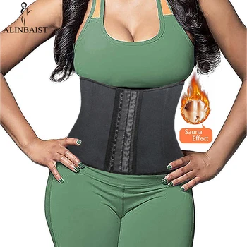 

Waist Trainer Body Shaper Slimming Belt Weight Loss Fitness Neoprene Fat Burner Sweat Trimmer Back Support Band Shapewear Women