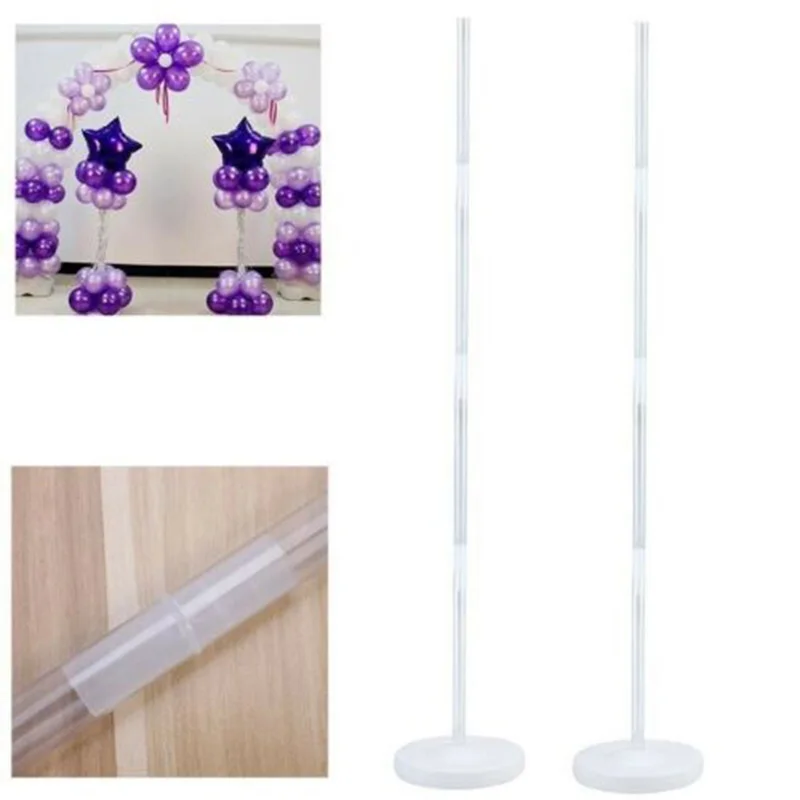  Plastic Balloon Column Stand With Base Kits Wedding Birthday Party Decor Base