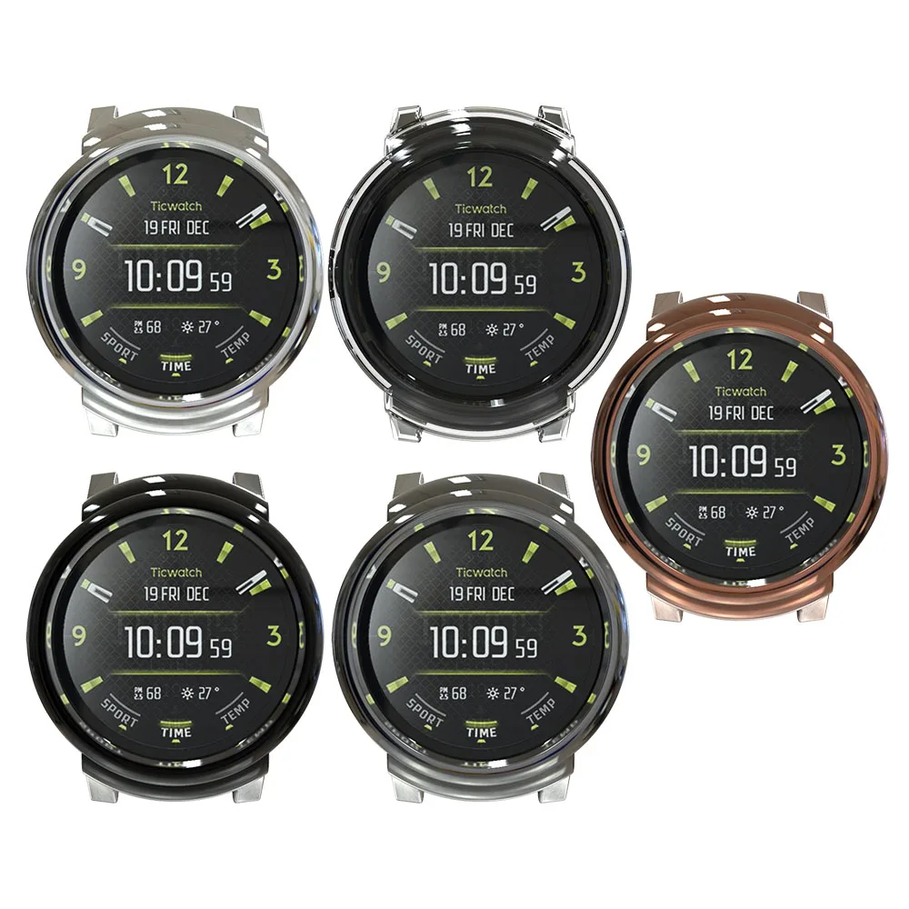 ТПУ защитный силиконовый чехол для Ticwatch E Smart watch носимые против царапин аксессуары Ультра-тонкий мягкий