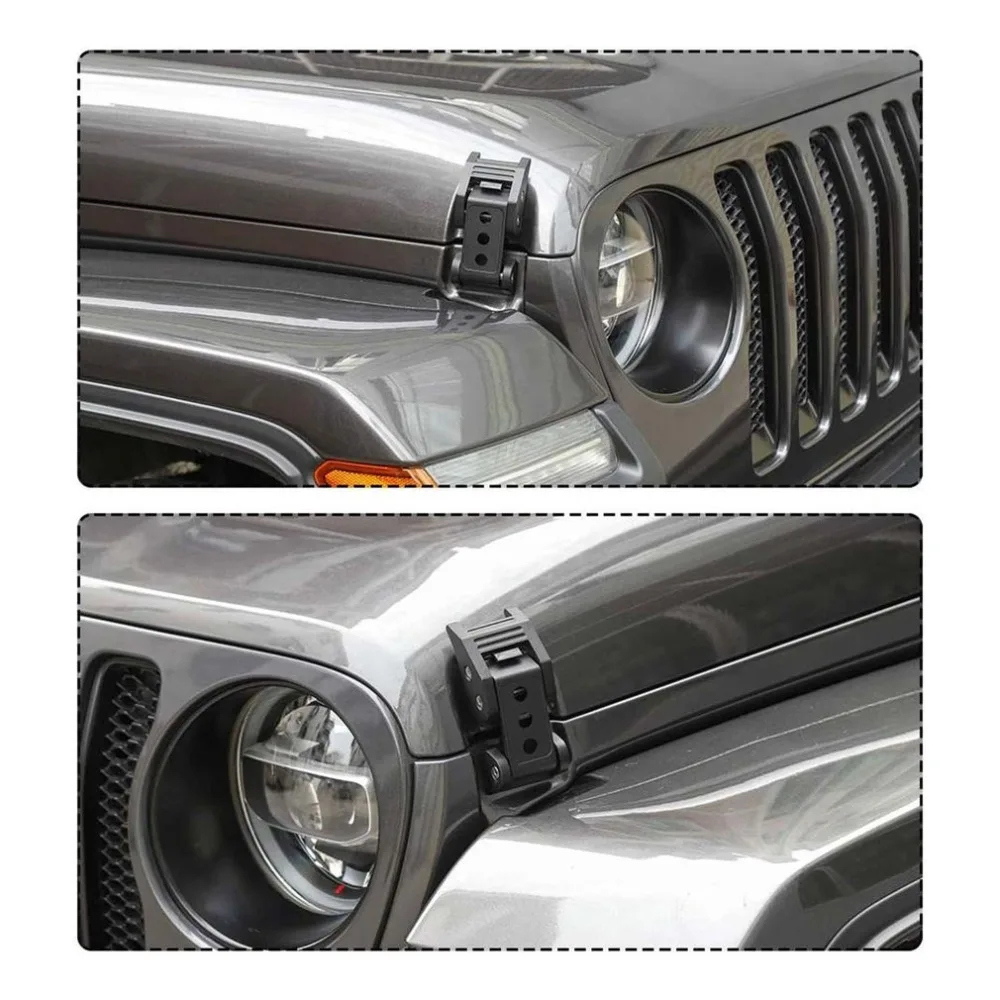 Для Jeep Wrangler Jl Jlu крышка замок Пряжка круглое отверстие автомобильный двигатель защелка крышки замок безопасности автомобильные принадлежности