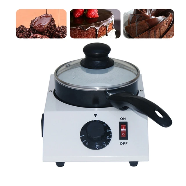 Mini Electric Chocolate Melting Pot Chocolate Tempering Machine Melter Pan  For Chocolate Cheese Fondue 40W - AliExpress