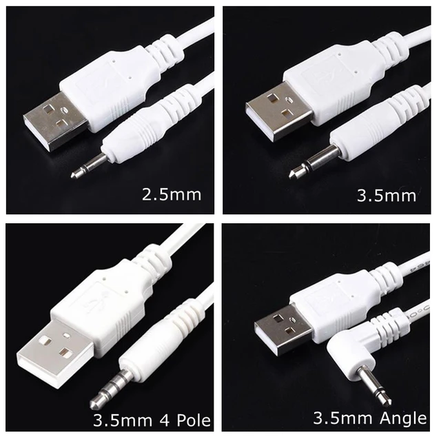 Audio Cable Jack 3.5mm Male Usb 2.0 Female  Usb 3.5mm Jack Power Cable -  White Usb - Aliexpress